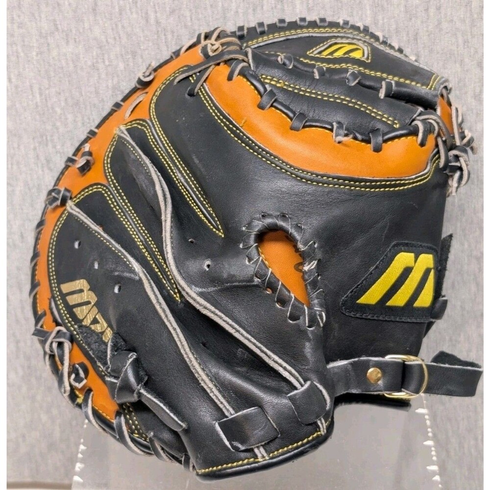 Mizuno Mzc-1060 Boys Tough Tight Fit 32” Baseball Catchers Mitt Right Throw Euc